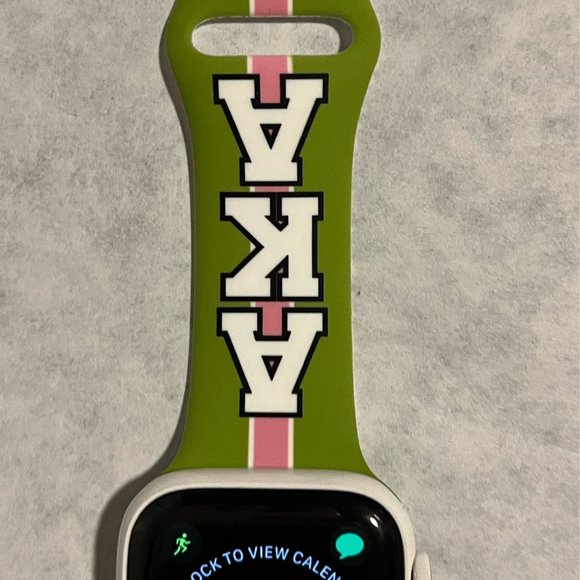 Alpha Kappa Alpha Apple Watch Band Size 38/40/41 mm Bold Green - Picture 6 of 6